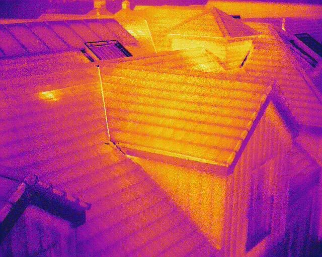 Thermal Imaging Roof Survey Image Birkenhead